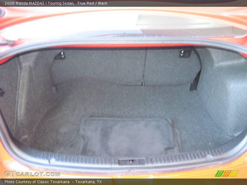 True Red / Black 2008 Mazda MAZDA3 i Touring Sedan
