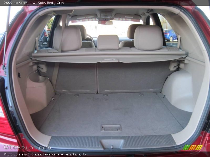 Spicy Red / Gray 2009 Kia Sorento LX