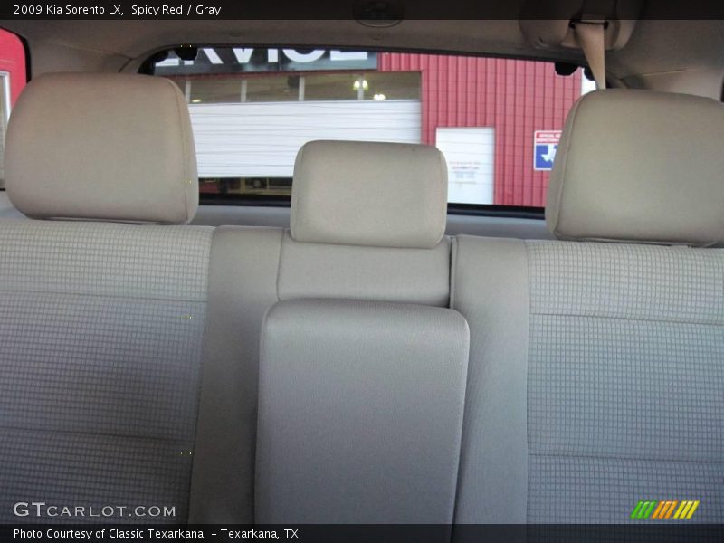 Spicy Red / Gray 2009 Kia Sorento LX