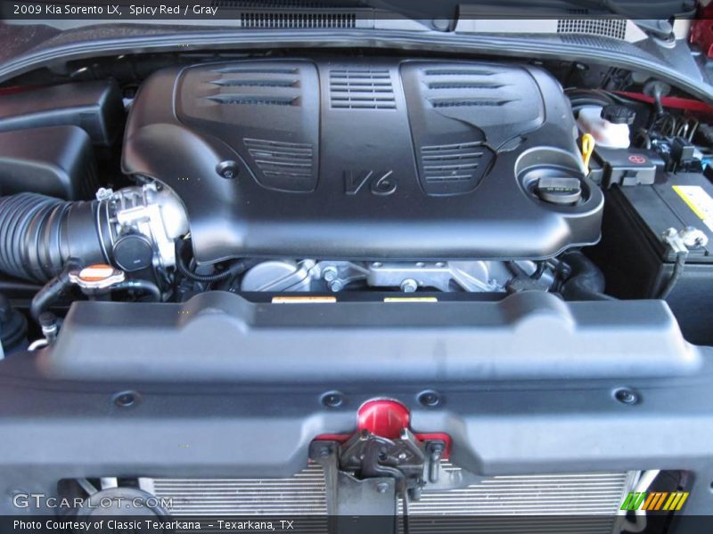 Spicy Red / Gray 2009 Kia Sorento LX