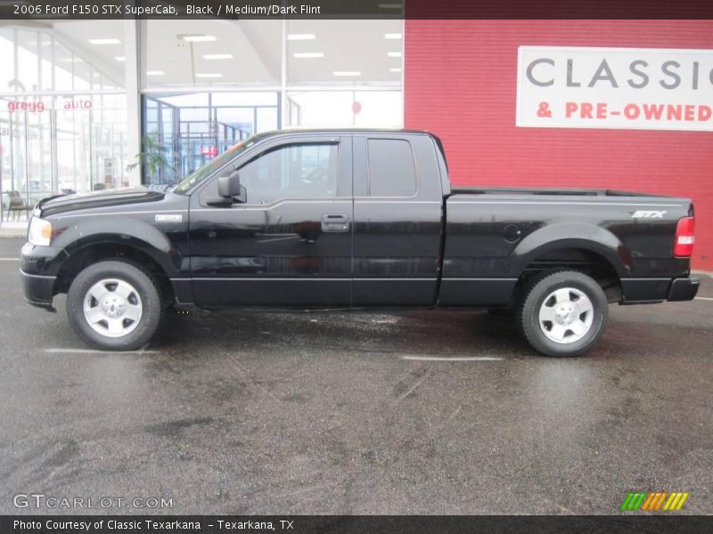 Black / Medium/Dark Flint 2006 Ford F150 STX SuperCab