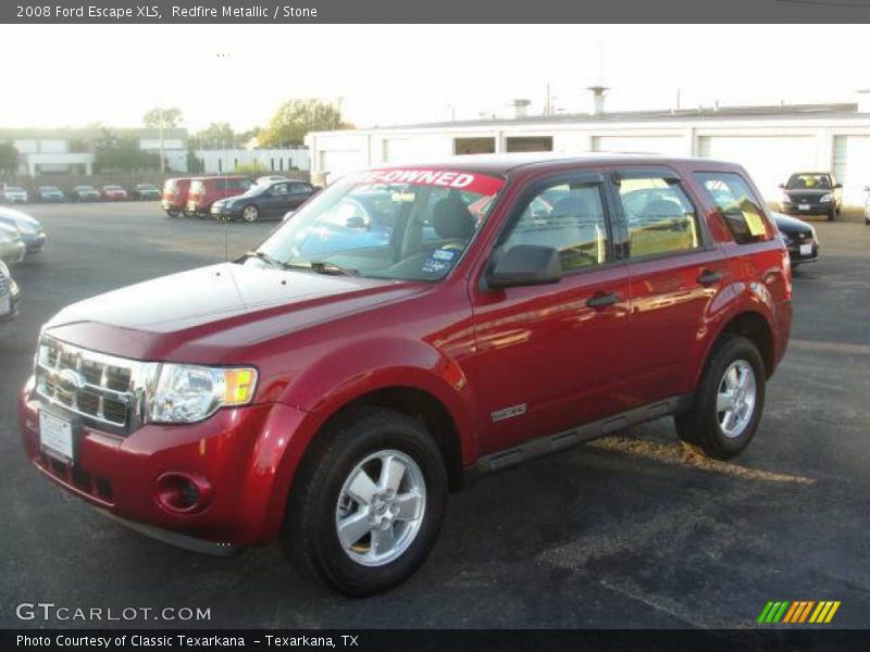 Redfire Metallic / Stone 2008 Ford Escape XLS