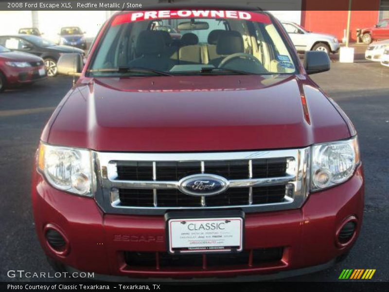 Redfire Metallic / Stone 2008 Ford Escape XLS