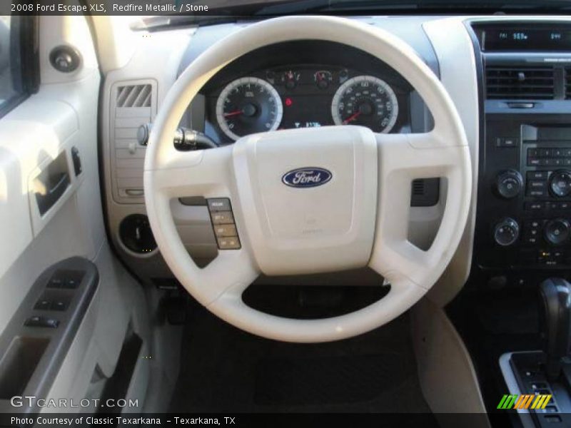 Redfire Metallic / Stone 2008 Ford Escape XLS