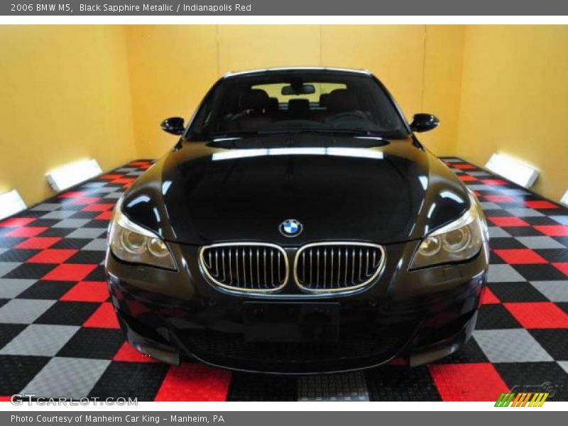 Black Sapphire Metallic / Indianapolis Red 2006 BMW M5