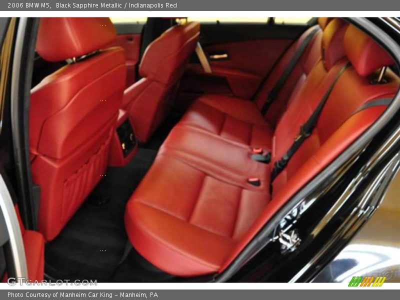 Black Sapphire Metallic / Indianapolis Red 2006 BMW M5