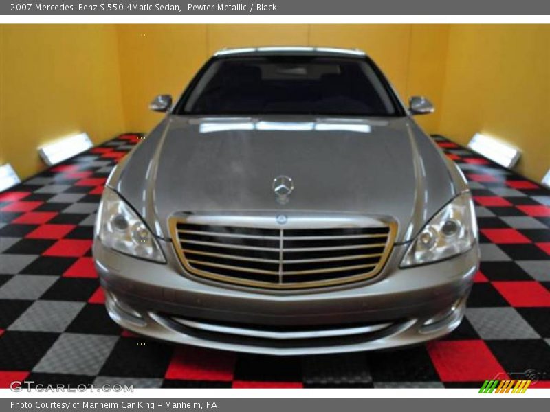 Pewter Metallic / Black 2007 Mercedes-Benz S 550 4Matic Sedan