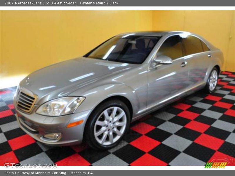 Pewter Metallic / Black 2007 Mercedes-Benz S 550 4Matic Sedan