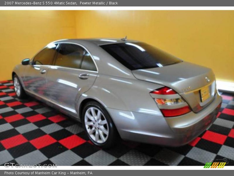 Pewter Metallic / Black 2007 Mercedes-Benz S 550 4Matic Sedan