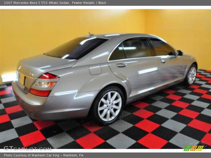 Pewter Metallic / Black 2007 Mercedes-Benz S 550 4Matic Sedan