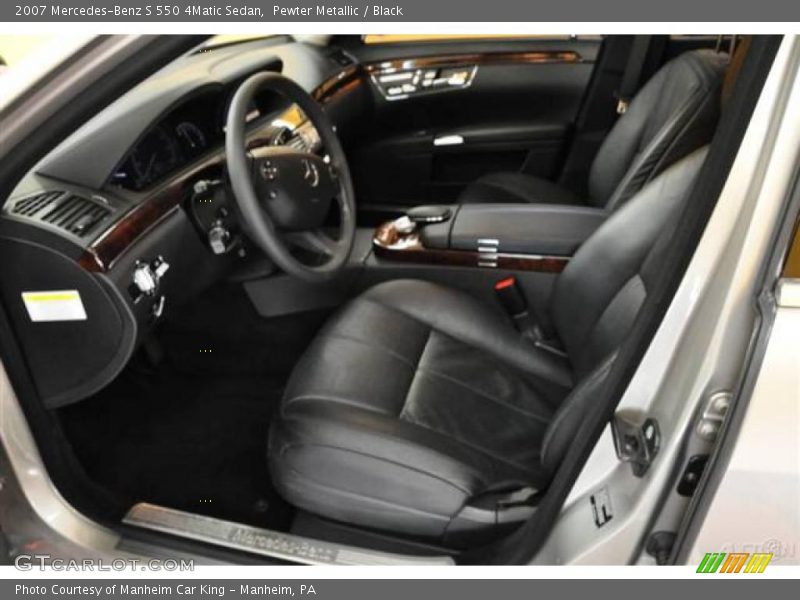 Pewter Metallic / Black 2007 Mercedes-Benz S 550 4Matic Sedan