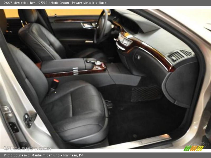 Pewter Metallic / Black 2007 Mercedes-Benz S 550 4Matic Sedan