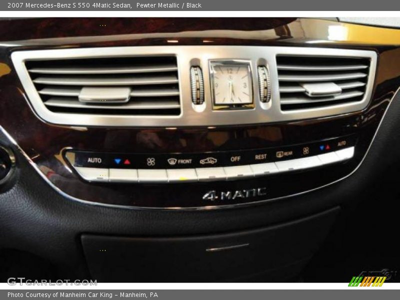 Pewter Metallic / Black 2007 Mercedes-Benz S 550 4Matic Sedan