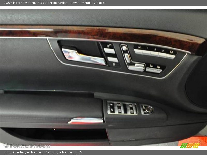 Pewter Metallic / Black 2007 Mercedes-Benz S 550 4Matic Sedan