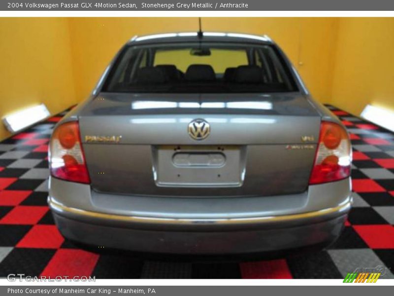 Stonehenge Grey Metallic / Anthracite 2004 Volkswagen Passat GLX 4Motion Sedan