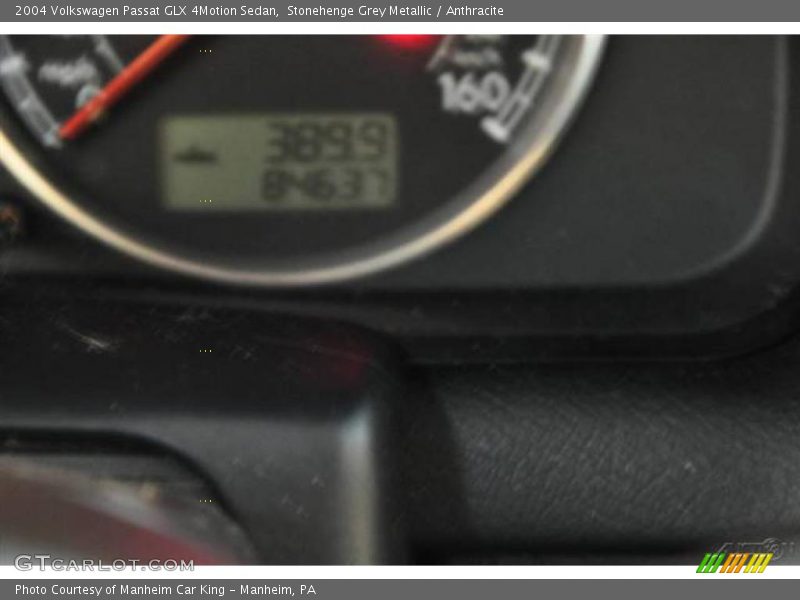 Stonehenge Grey Metallic / Anthracite 2004 Volkswagen Passat GLX 4Motion Sedan