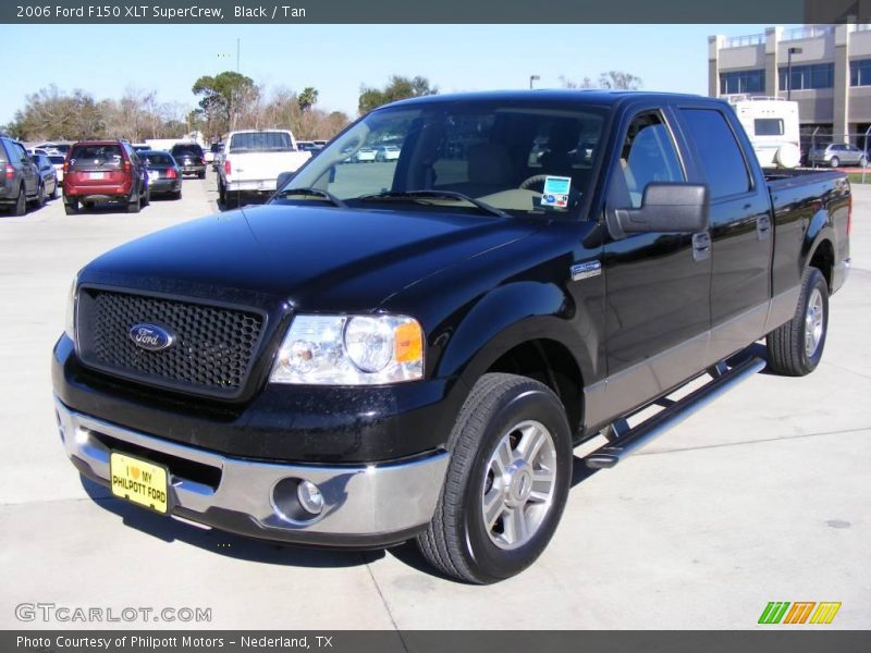 Black / Tan 2006 Ford F150 XLT SuperCrew