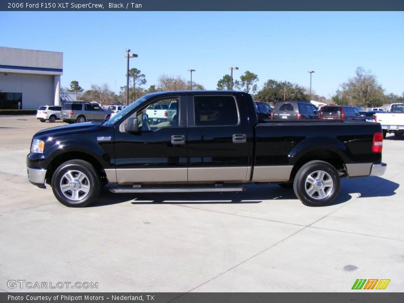 Black / Tan 2006 Ford F150 XLT SuperCrew