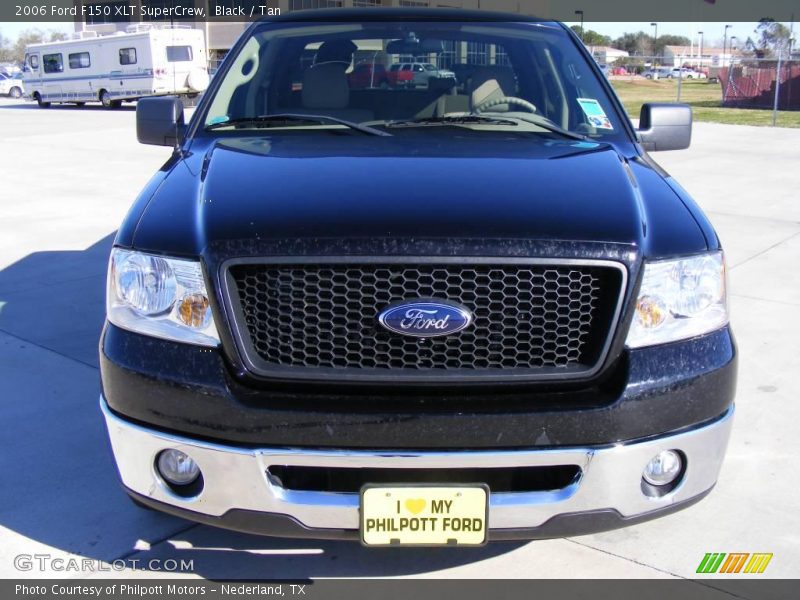 Black / Tan 2006 Ford F150 XLT SuperCrew