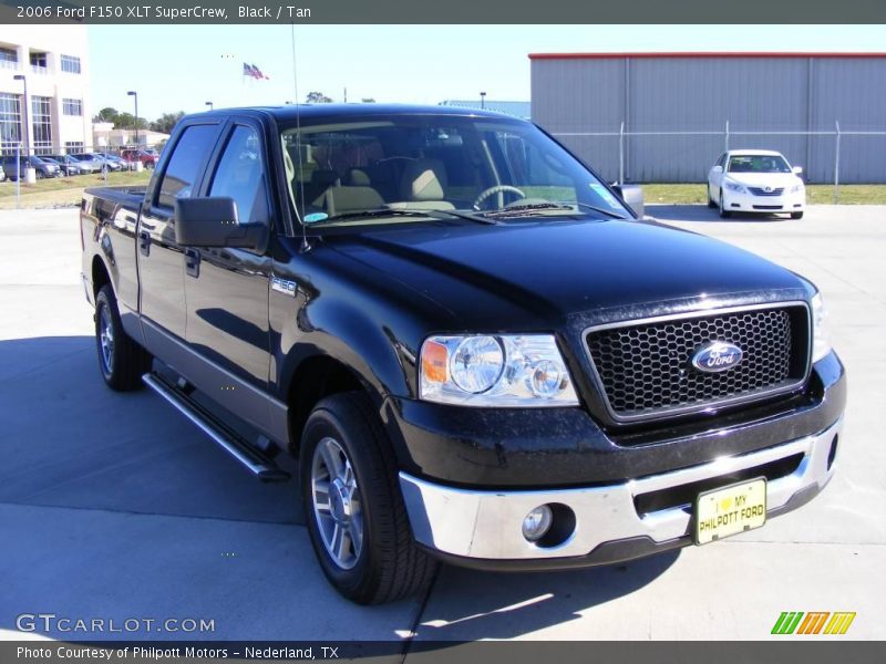 Black / Tan 2006 Ford F150 XLT SuperCrew