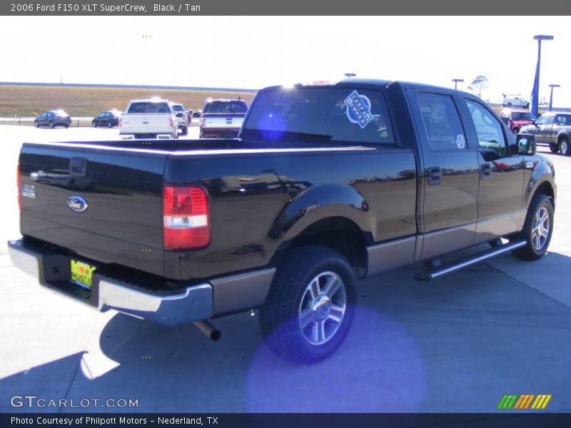 Black / Tan 2006 Ford F150 XLT SuperCrew