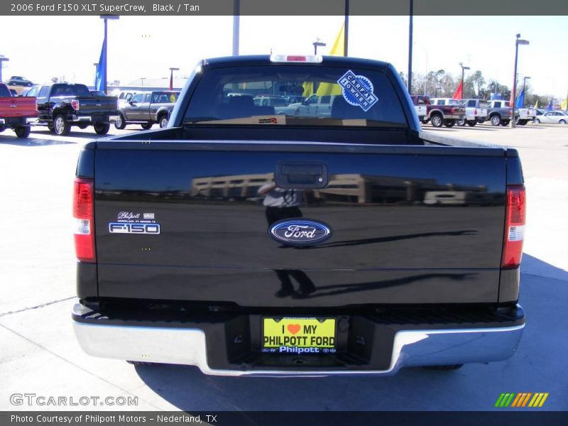 Black / Tan 2006 Ford F150 XLT SuperCrew