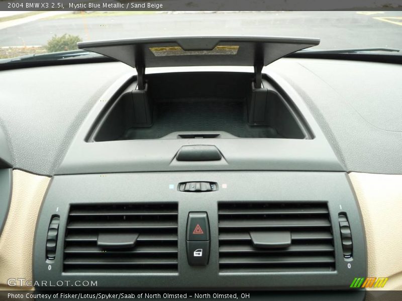 Mystic Blue Metallic / Sand Beige 2004 BMW X3 2.5i