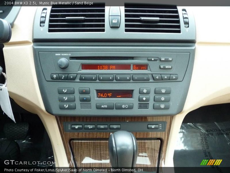 Mystic Blue Metallic / Sand Beige 2004 BMW X3 2.5i