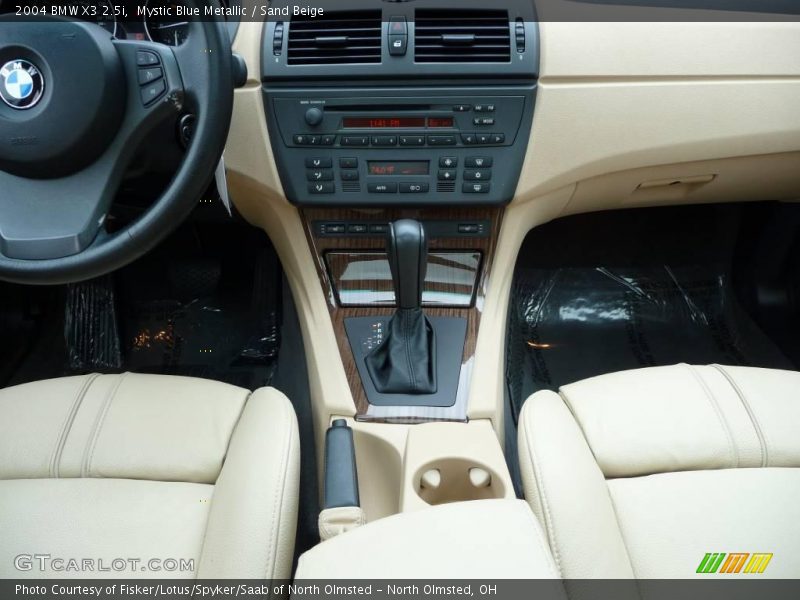 Mystic Blue Metallic / Sand Beige 2004 BMW X3 2.5i