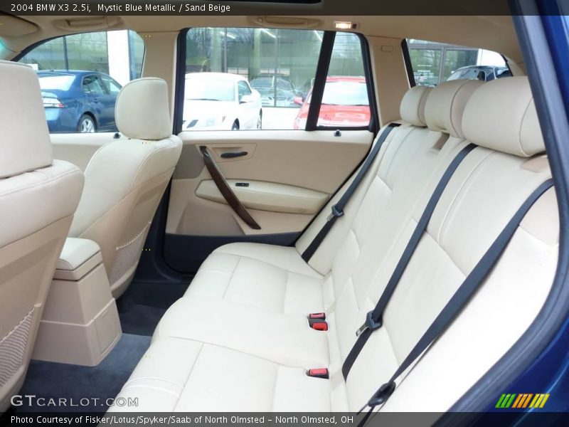Mystic Blue Metallic / Sand Beige 2004 BMW X3 2.5i