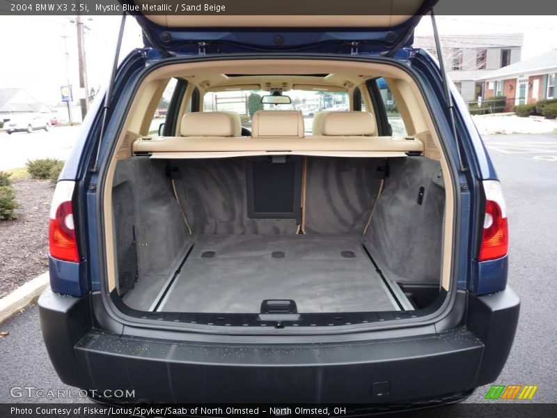 Mystic Blue Metallic / Sand Beige 2004 BMW X3 2.5i