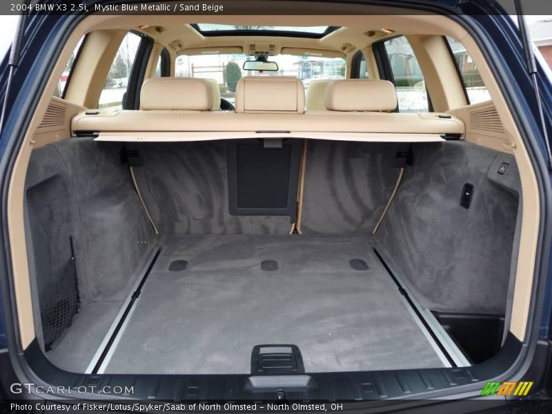 Mystic Blue Metallic / Sand Beige 2004 BMW X3 2.5i