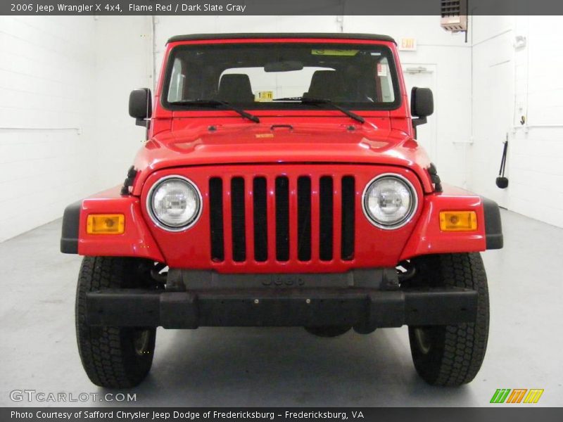 Flame Red / Dark Slate Gray 2006 Jeep Wrangler X 4x4