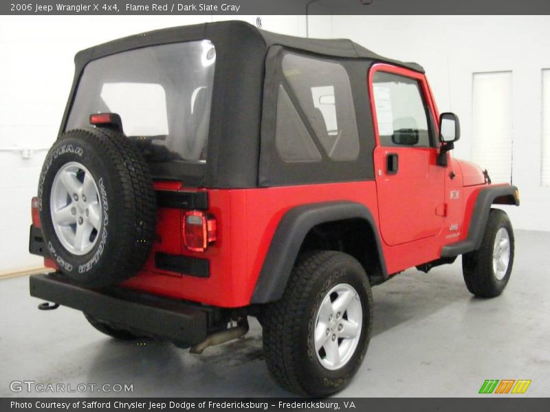 Flame Red / Dark Slate Gray 2006 Jeep Wrangler X 4x4