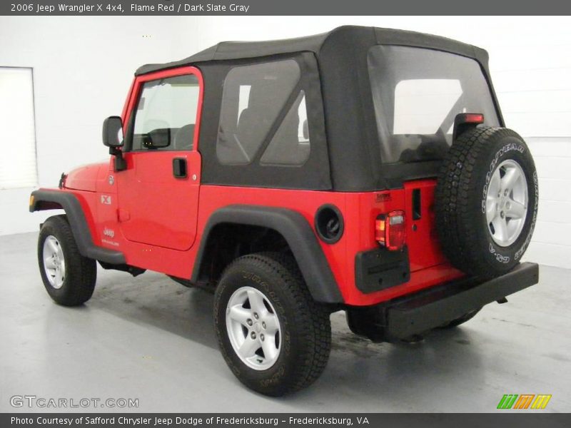 Flame Red / Dark Slate Gray 2006 Jeep Wrangler X 4x4
