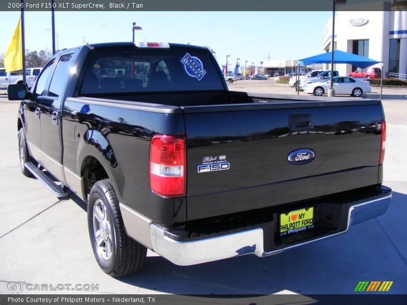 Black / Tan 2006 Ford F150 XLT SuperCrew