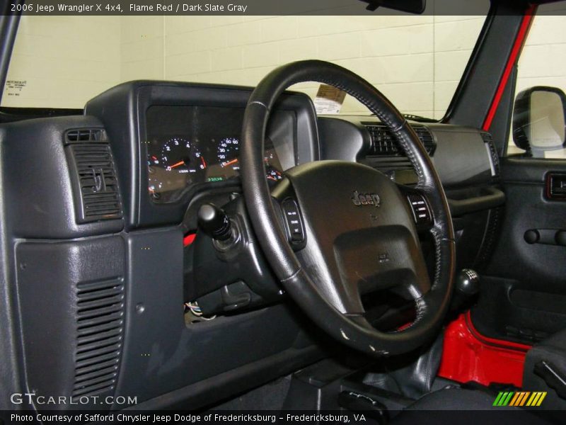 Flame Red / Dark Slate Gray 2006 Jeep Wrangler X 4x4