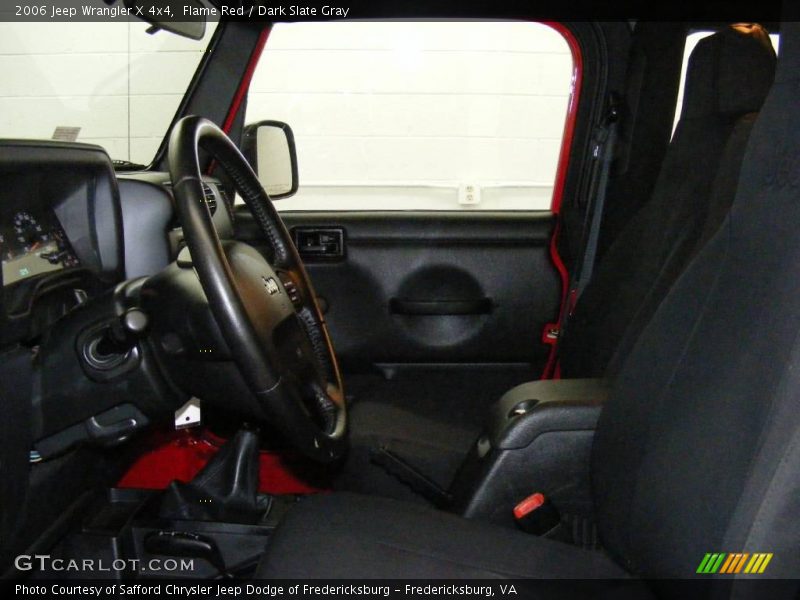 Flame Red / Dark Slate Gray 2006 Jeep Wrangler X 4x4