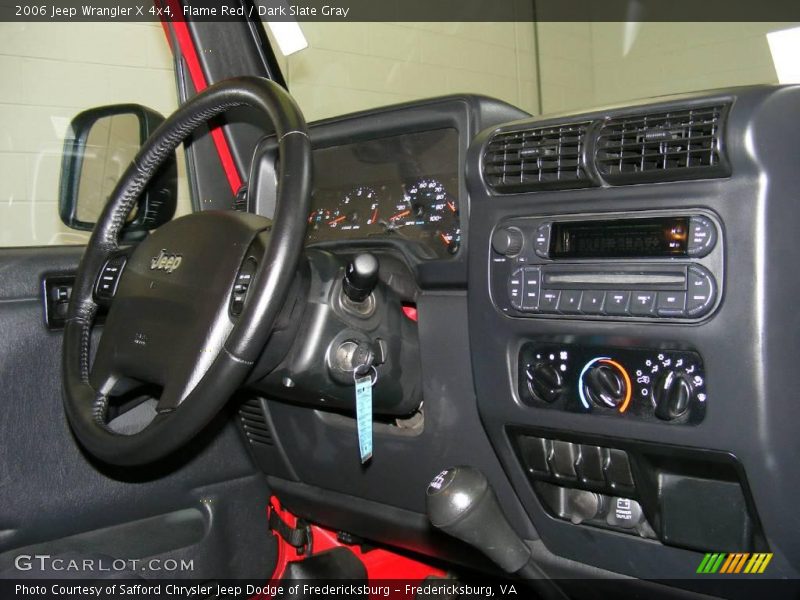 Flame Red / Dark Slate Gray 2006 Jeep Wrangler X 4x4