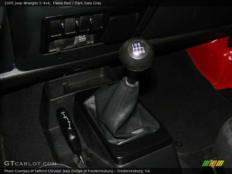 Flame Red / Dark Slate Gray 2006 Jeep Wrangler X 4x4