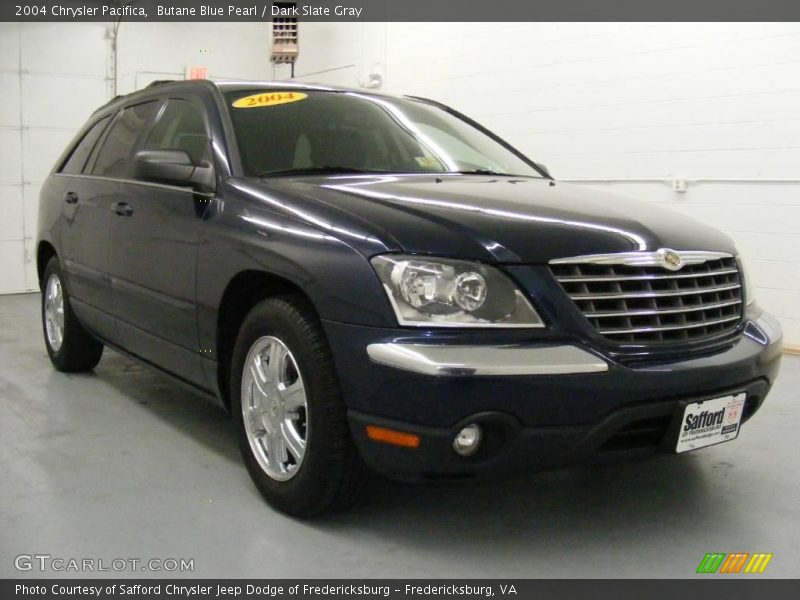 Butane Blue Pearl / Dark Slate Gray 2004 Chrysler Pacifica