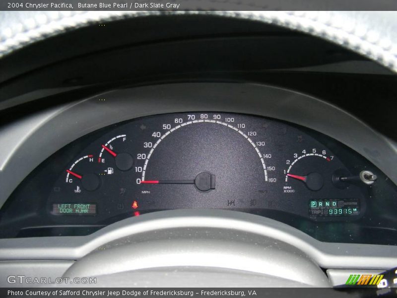Butane Blue Pearl / Dark Slate Gray 2004 Chrysler Pacifica