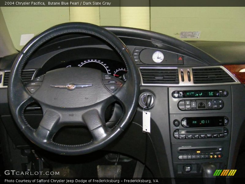 Butane Blue Pearl / Dark Slate Gray 2004 Chrysler Pacifica