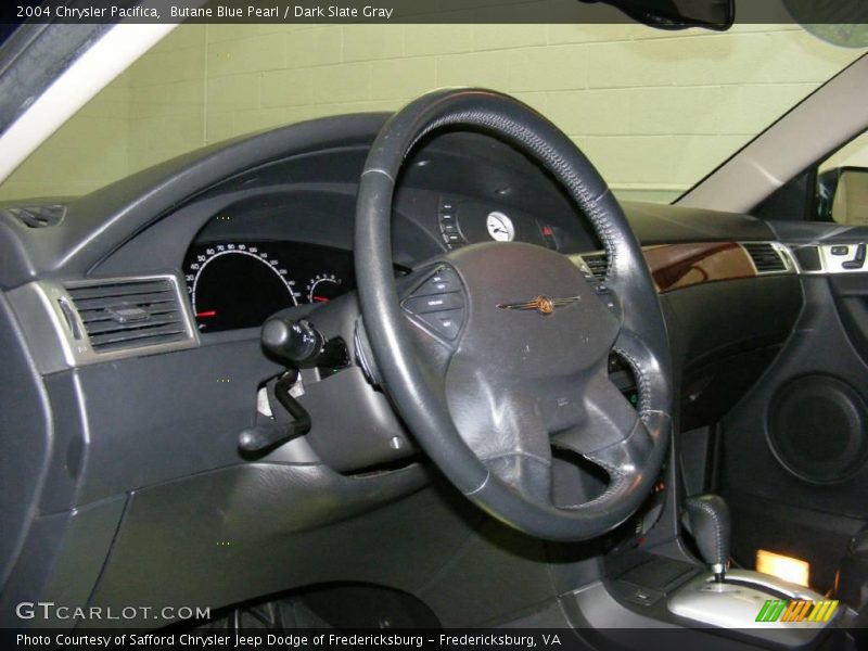 Butane Blue Pearl / Dark Slate Gray 2004 Chrysler Pacifica
