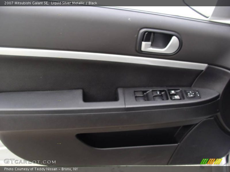 Liquid Silver Metallic / Black 2007 Mitsubishi Galant SE