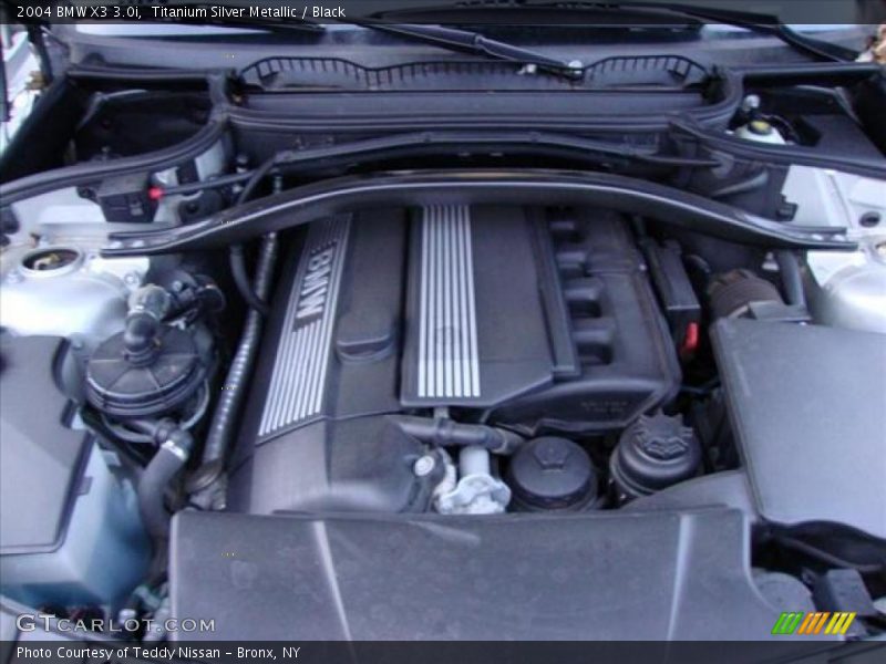 Titanium Silver Metallic / Black 2004 BMW X3 3.0i