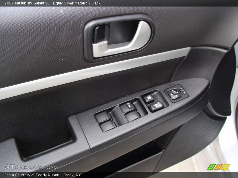 Liquid Silver Metallic / Black 2007 Mitsubishi Galant SE