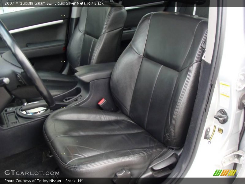 Liquid Silver Metallic / Black 2007 Mitsubishi Galant SE