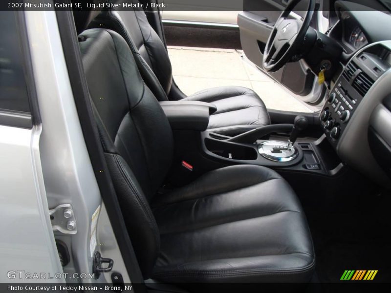 Liquid Silver Metallic / Black 2007 Mitsubishi Galant SE