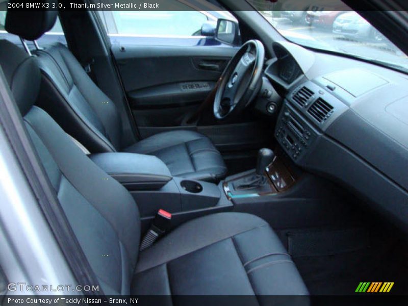 Titanium Silver Metallic / Black 2004 BMW X3 3.0i